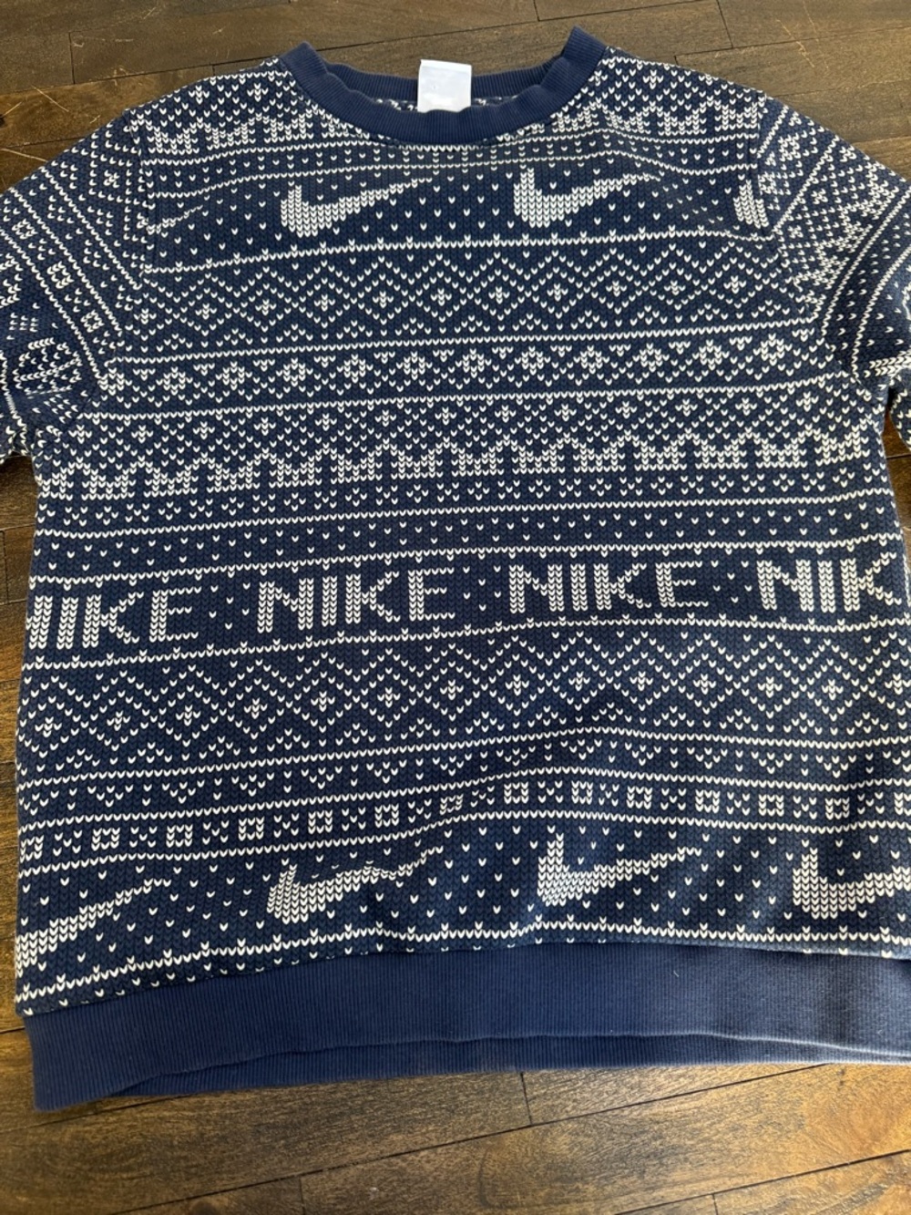 Nike Fair Isle Sweatshirt - Navy